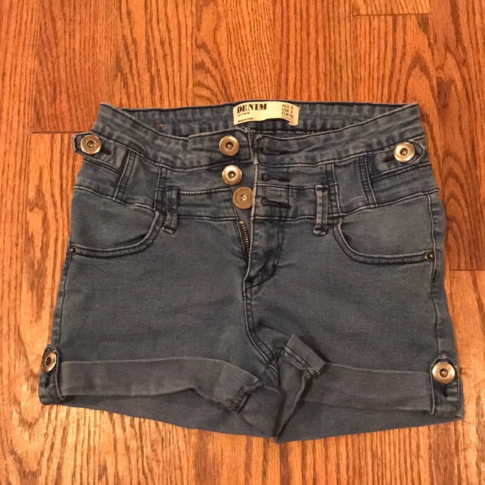 Denim shorts